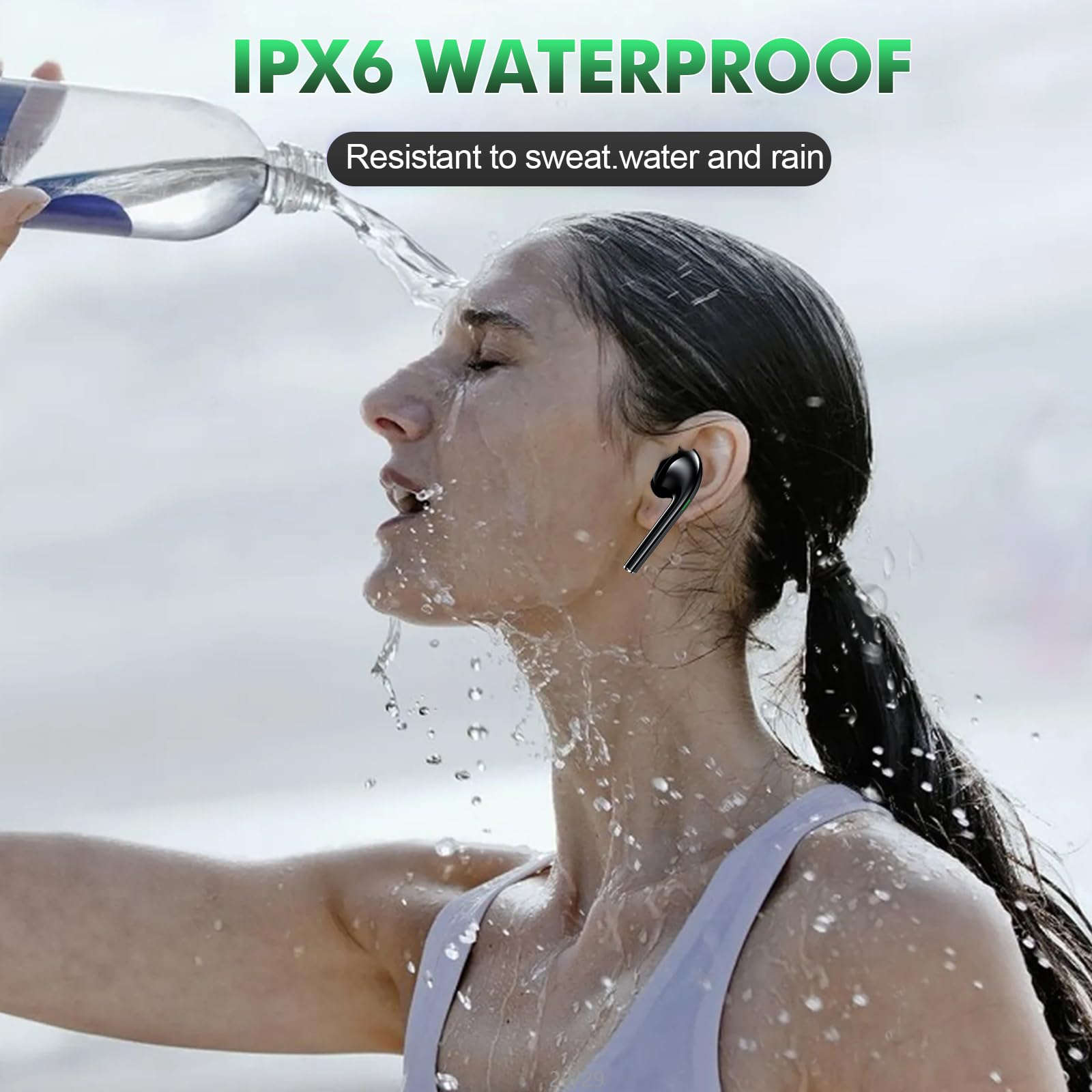 Awei T28P True Wireless Stereo Bluetooth Earphones Light Weight Built In Mic Touch Control