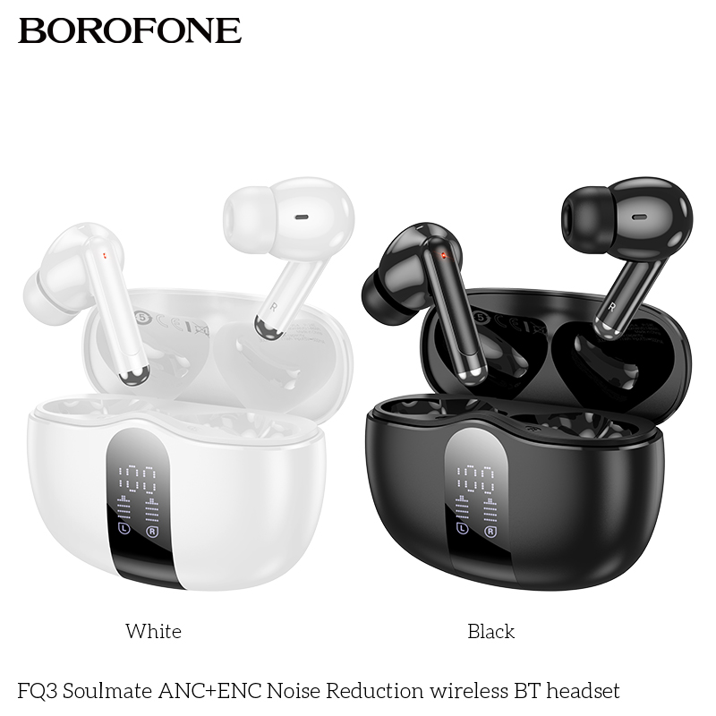 BOROFONE FQ3 Soulmate ANC+ENC Noise Reduction wireless BT headset