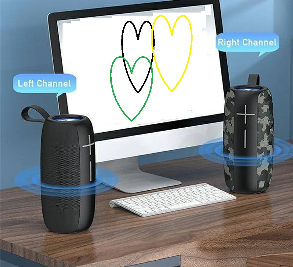 Awei Y370 Portable Bluetooth Speaker High Sound Quality 10W IPX5 Outdoor HiFi 3D Sound