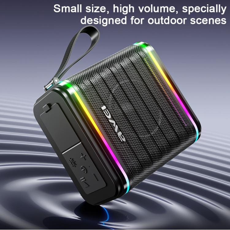 Awei KA3 Portable Bluetooth Speaker 5.3 Outdoor Surround Sound Colorful LED Light