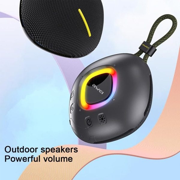 Awei KA6 Portable Bluetooth Speaker HIFI Stereo Bass Bluetooth 5.3 Support TF Card