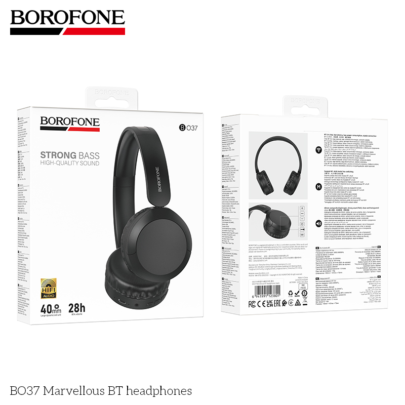 BOROFONE BO37 Marvellous Bluetooth Headphone