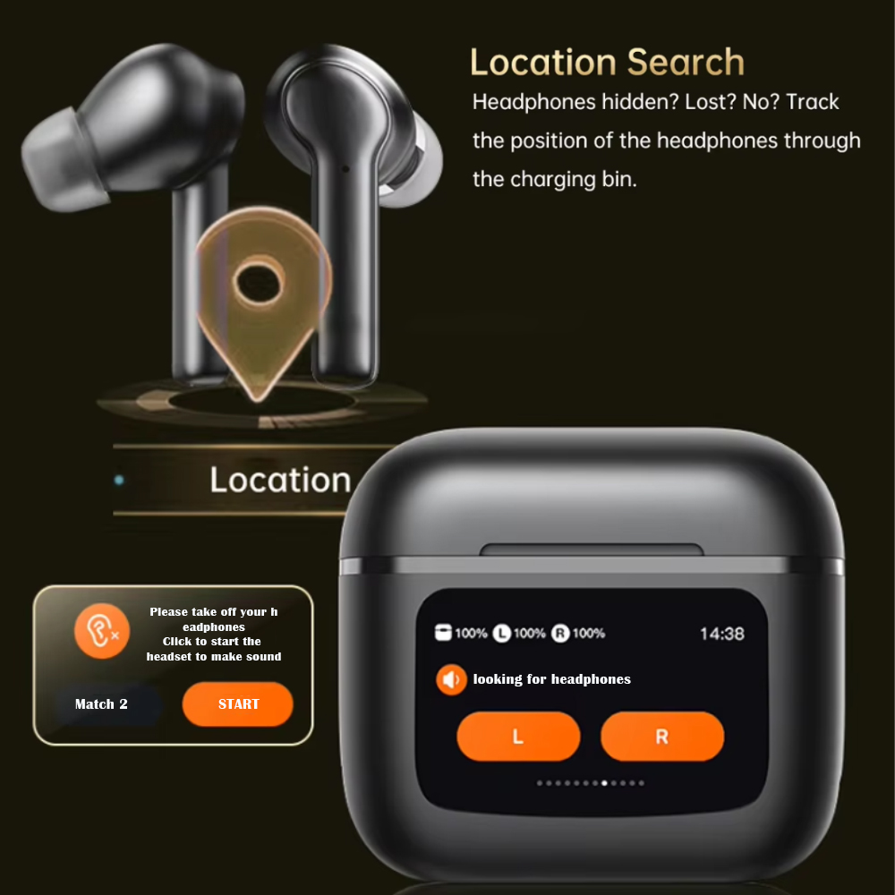 Awei TP57 ENC Wireless Earbuds, Bluetooth V5.4, 4 Smart Touch