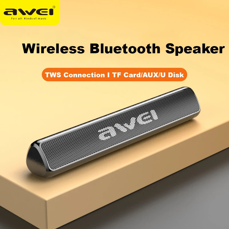 Awei Y333 Bluetooth 5.0 Speaker Superior Bass Soundbar for Home/Theatre Aux TF Card