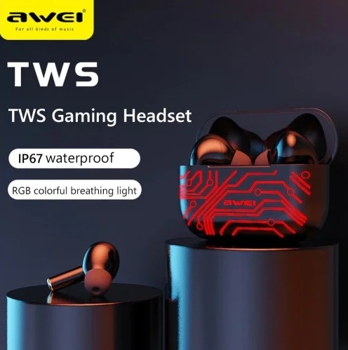 Awei T29 Pro True Wireless Sport Earbuds Noise Reduction Hifi 6D Bass Touch With Mic