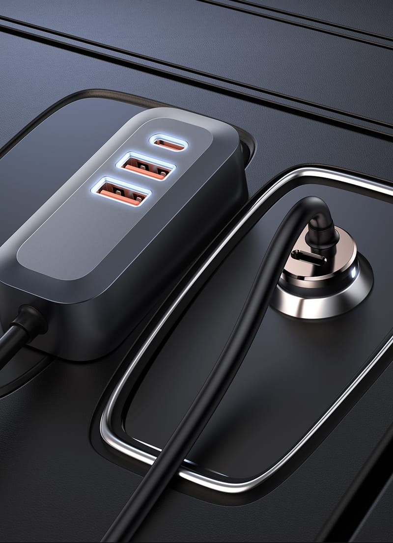 Awei C-835  Fast Car Charger Type-C 20W & USB Output