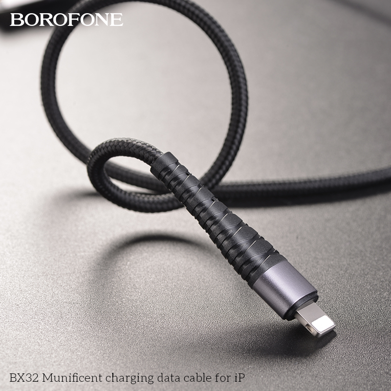 BOROFONE BX32 Munificent High Speed Charging Data Cable, USB to iPhone Pin