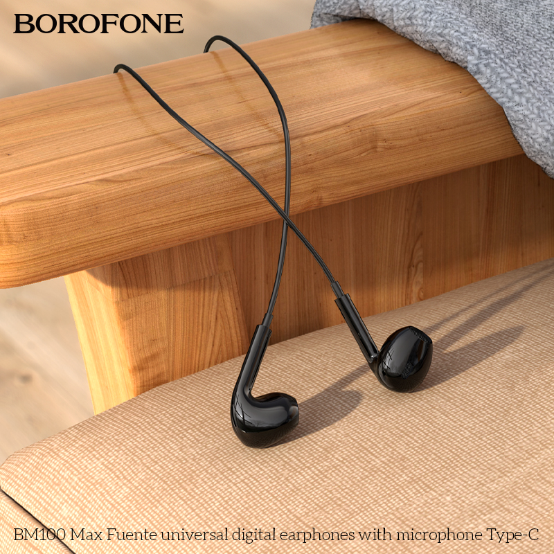 BOROFONE BM100 Max Fuente universal digital earphones with microphone Type-C