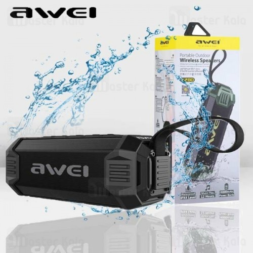 Awei Y280 Portable Wireless Outdoor Sound Dual Stereo Speaker Track AUX TF Card FM