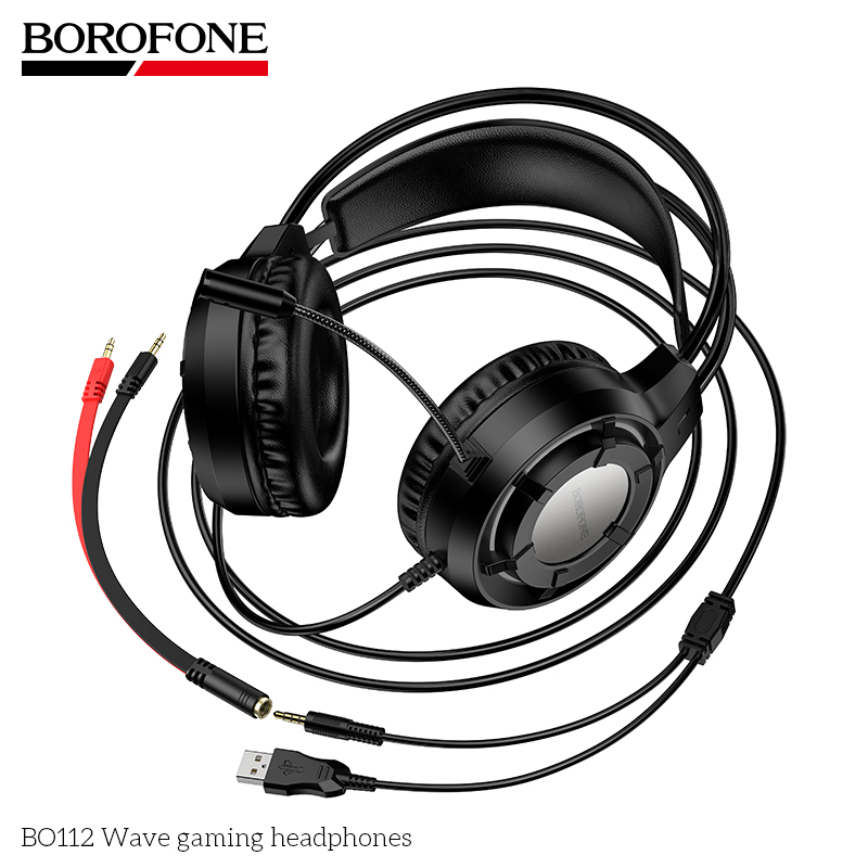 BOROFONE BO112 Wave Gaming Wired Headphone with Mic