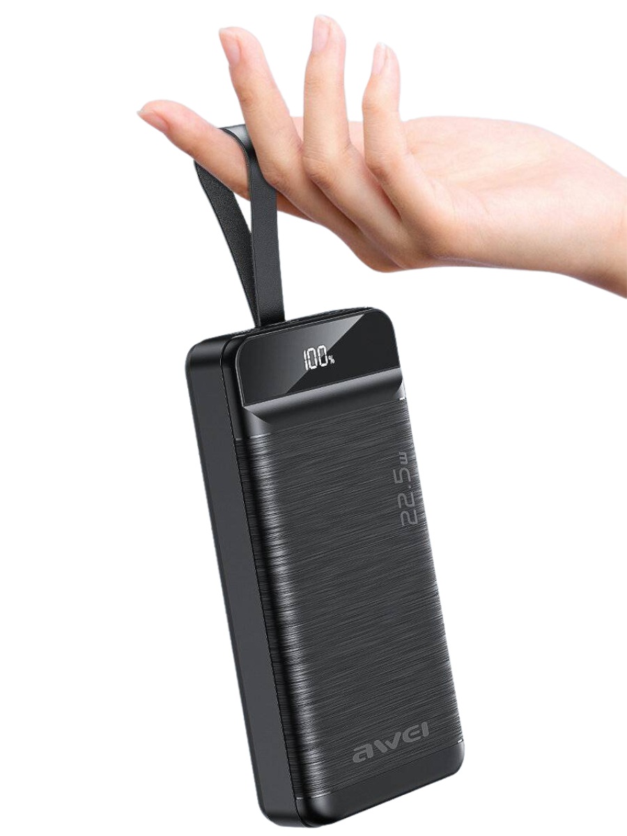 AWEI P142K 50,000mAh Power Bank Super Fast Charge 22.5W PD+QC Large Capacity P