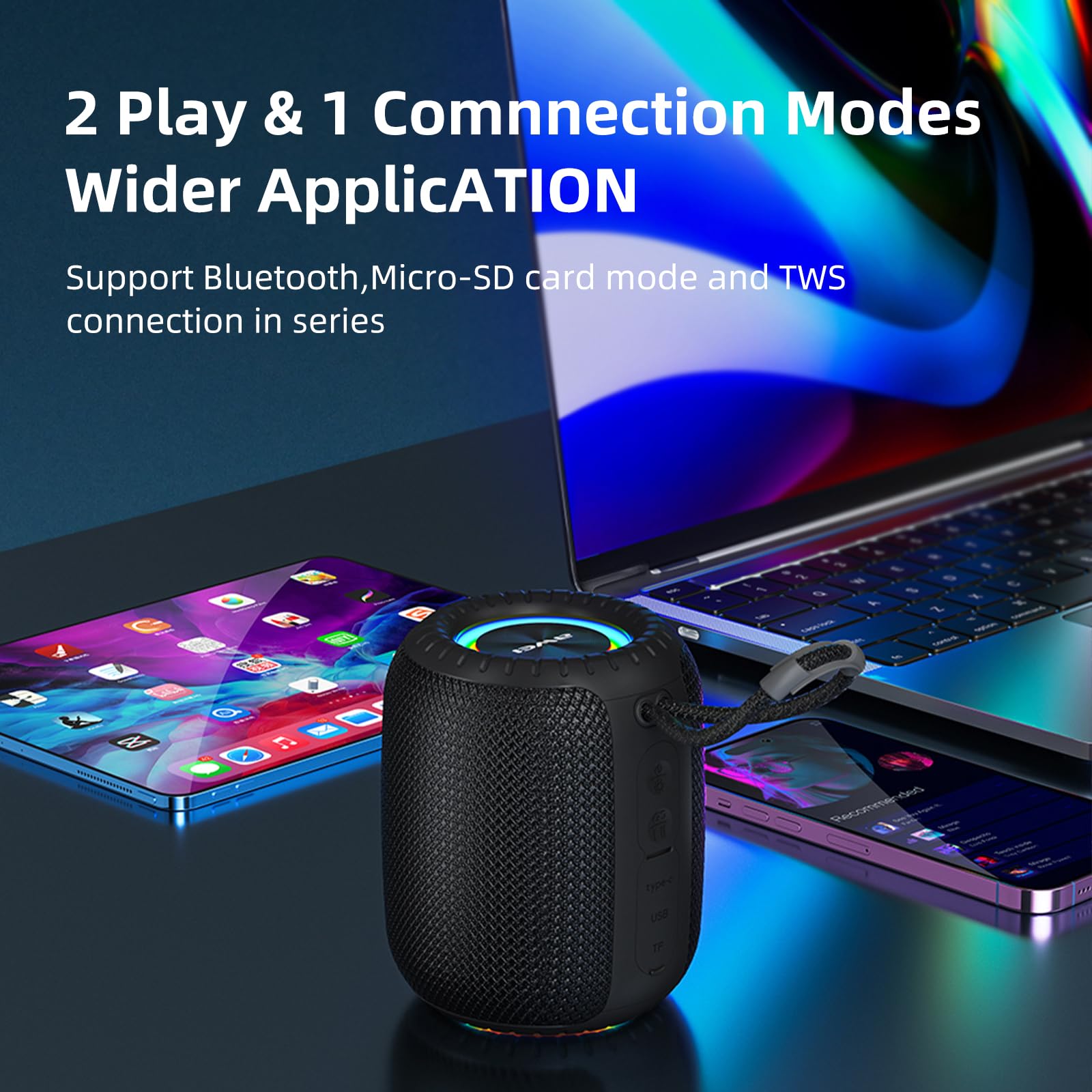 Awei Y526 Bluetooth Wireless Portable Speaker Outdoor Hifi Loudspeaker 