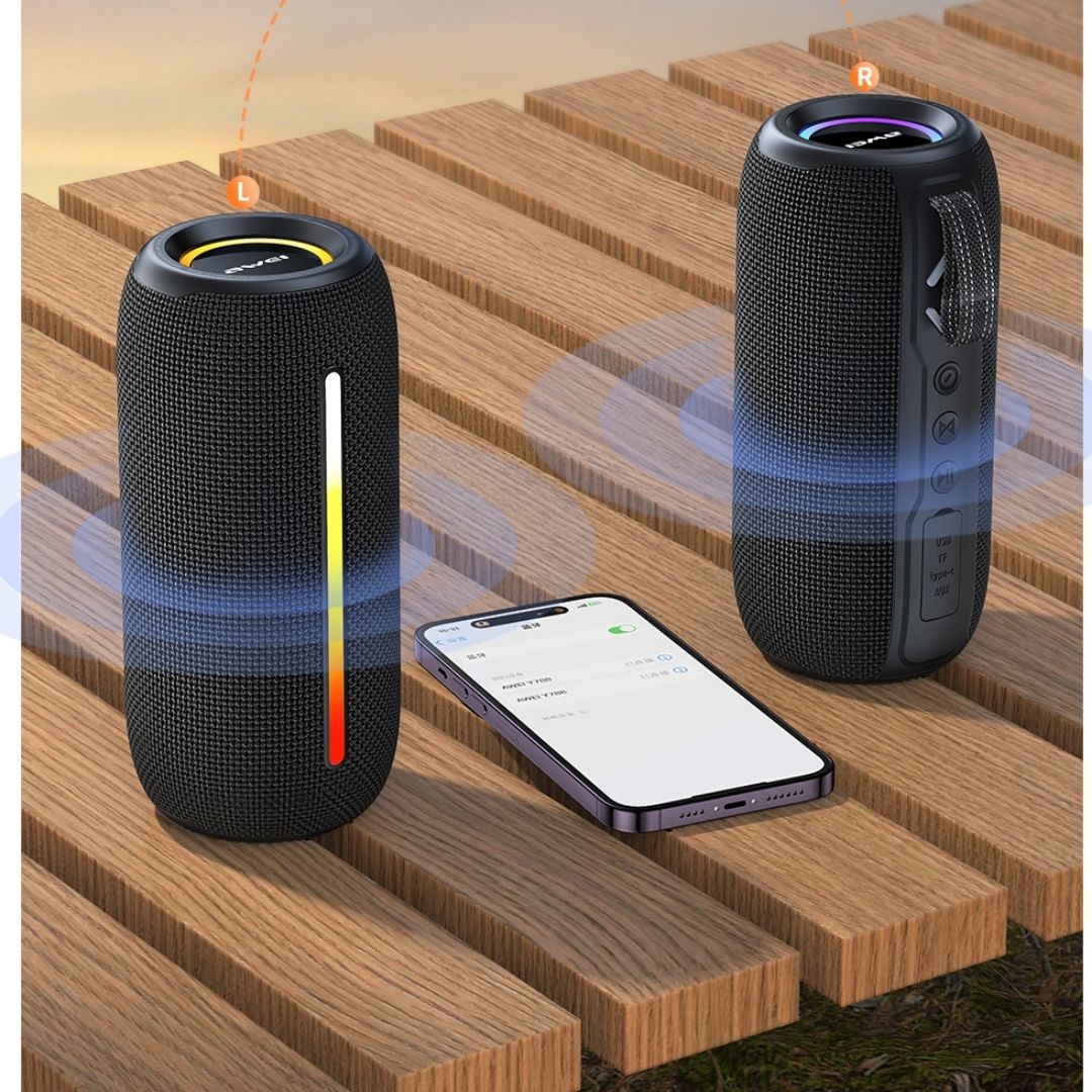 Awei Y788 Bluetooth Outdoor Speaker Handle strap  Support TF USB Aux