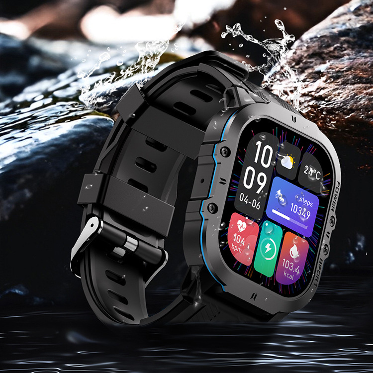 Awei H15 Smart Watch 1.86" Touch Display Heart Rate Bluetooth Call IP67 Water Resistance Music Control