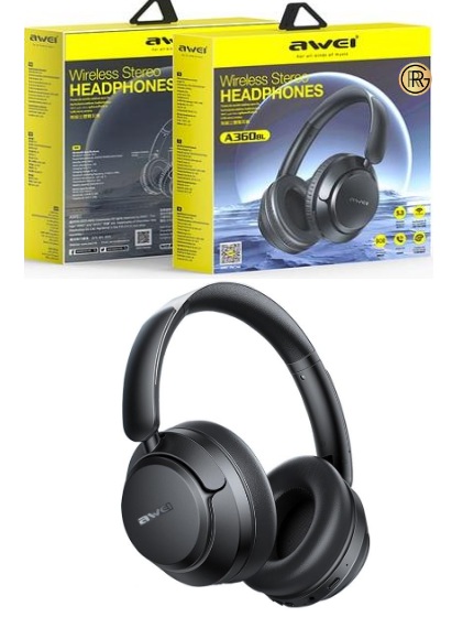Awei A360BL Wireless Bluetooth Headphone 3D Stereo Smart Touch Headset With Mic