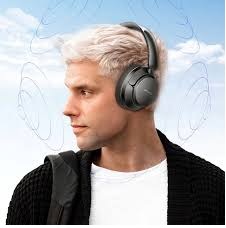 Awei A360BL Wireless Bluetooth Headphone 3D Stereo Smart Touch Headset With Mic