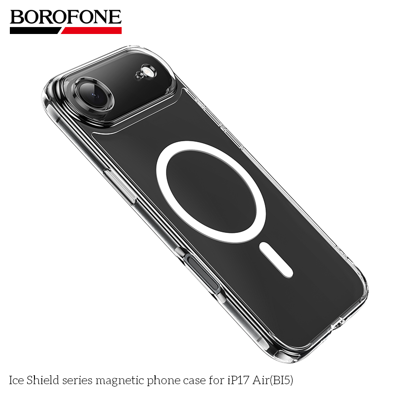 BOROFONE iP17 Air(BI5)Ice Shield Series Magnetic Phone Case for iPhone 17 (Minimum Order Quantity : 10)