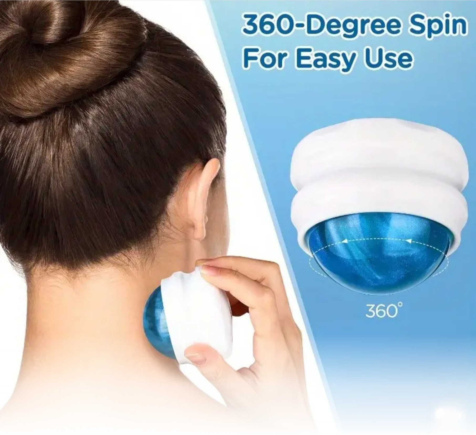 360-Degree Rotating Massage Ball