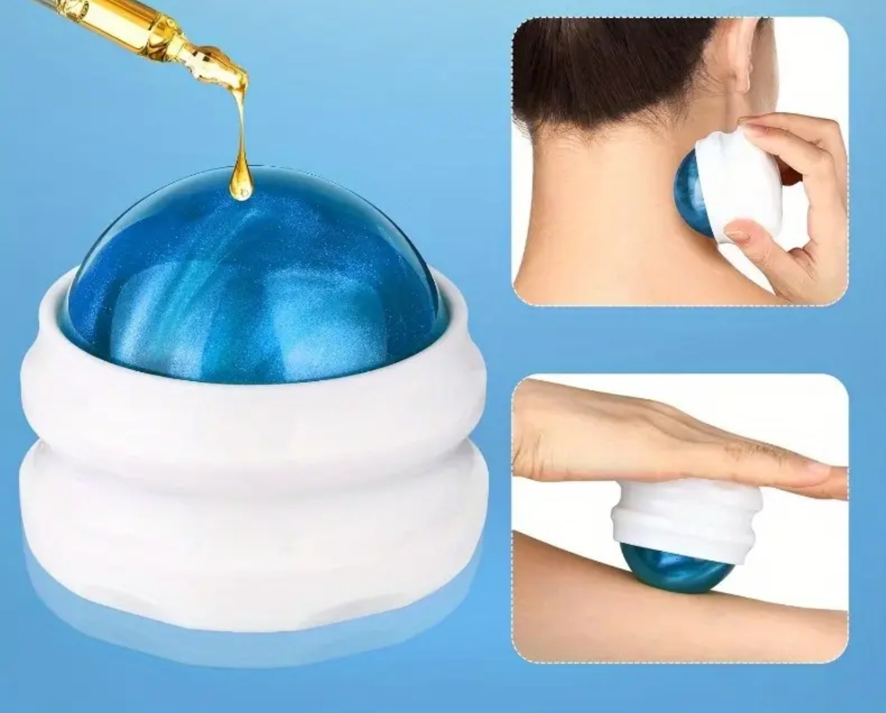 360-Degree Rotating Massage Ball