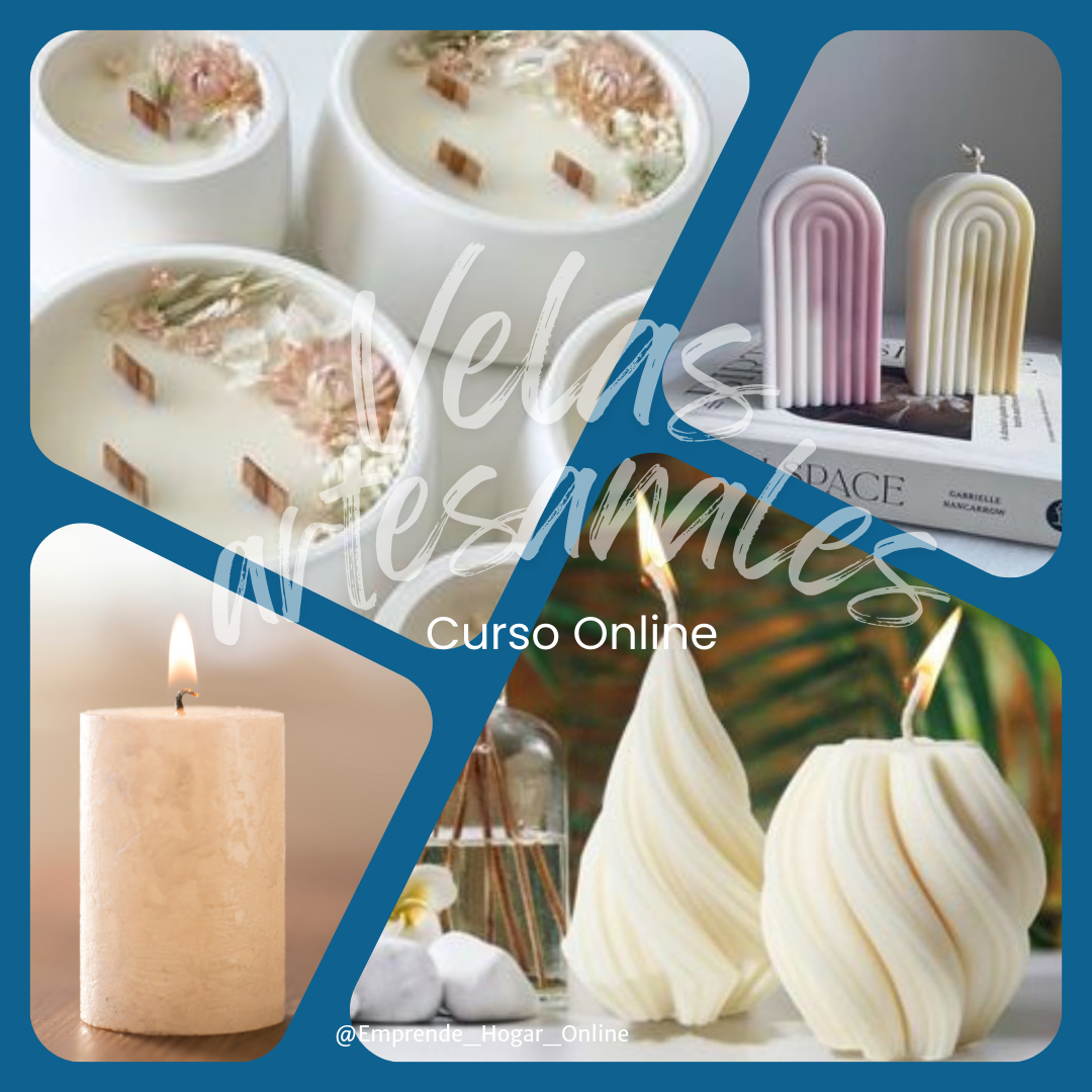 Curso Online "Velas Artesanales para Emprender"