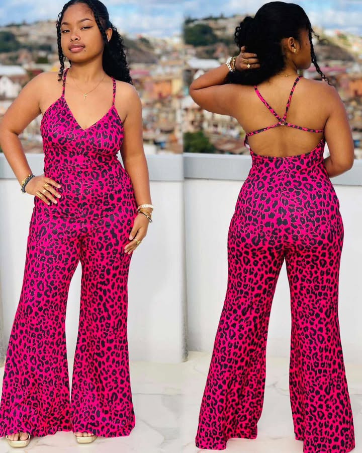 Leopard Print Jumpsuit
