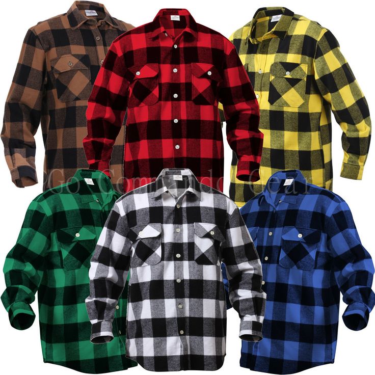 Plaid Flannel Shirts Collection