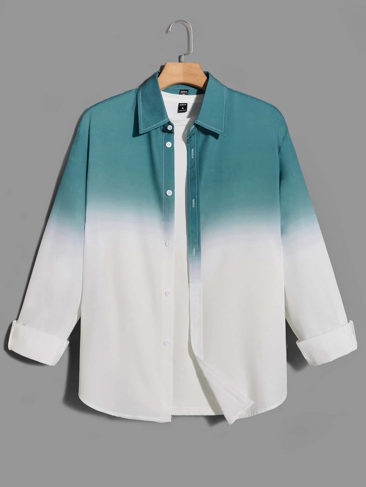 Gradient Casual Shirt