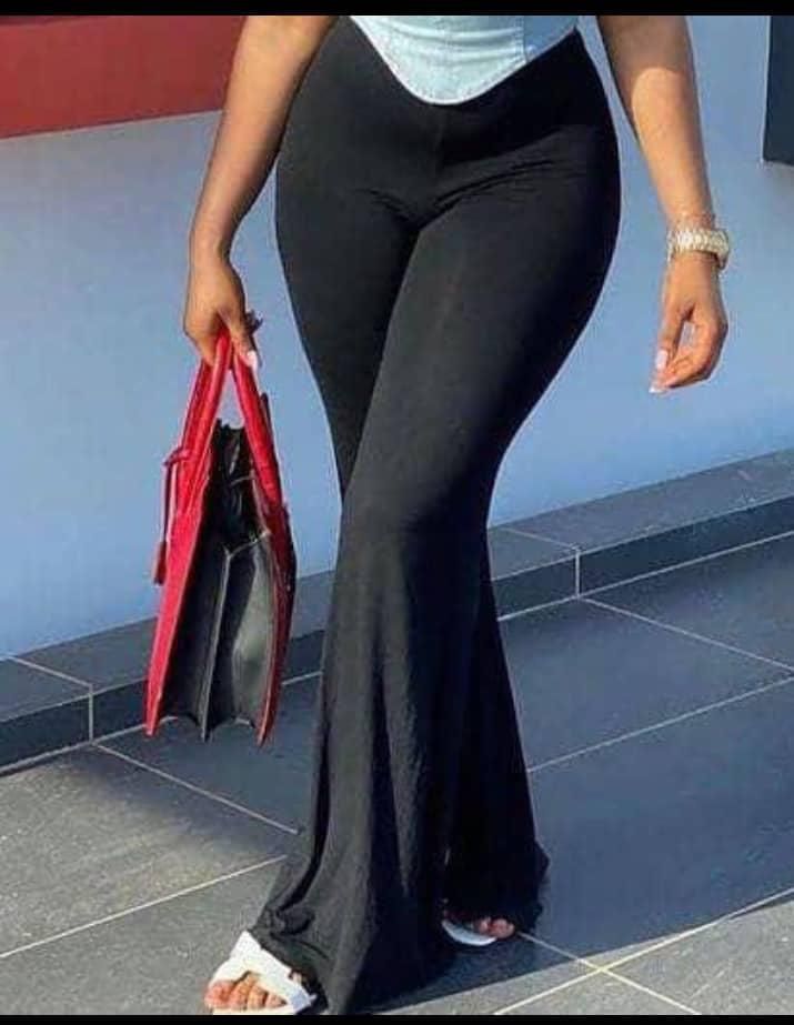 Women's Black Flared Pants