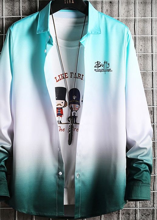 Gradient Casual Shirt