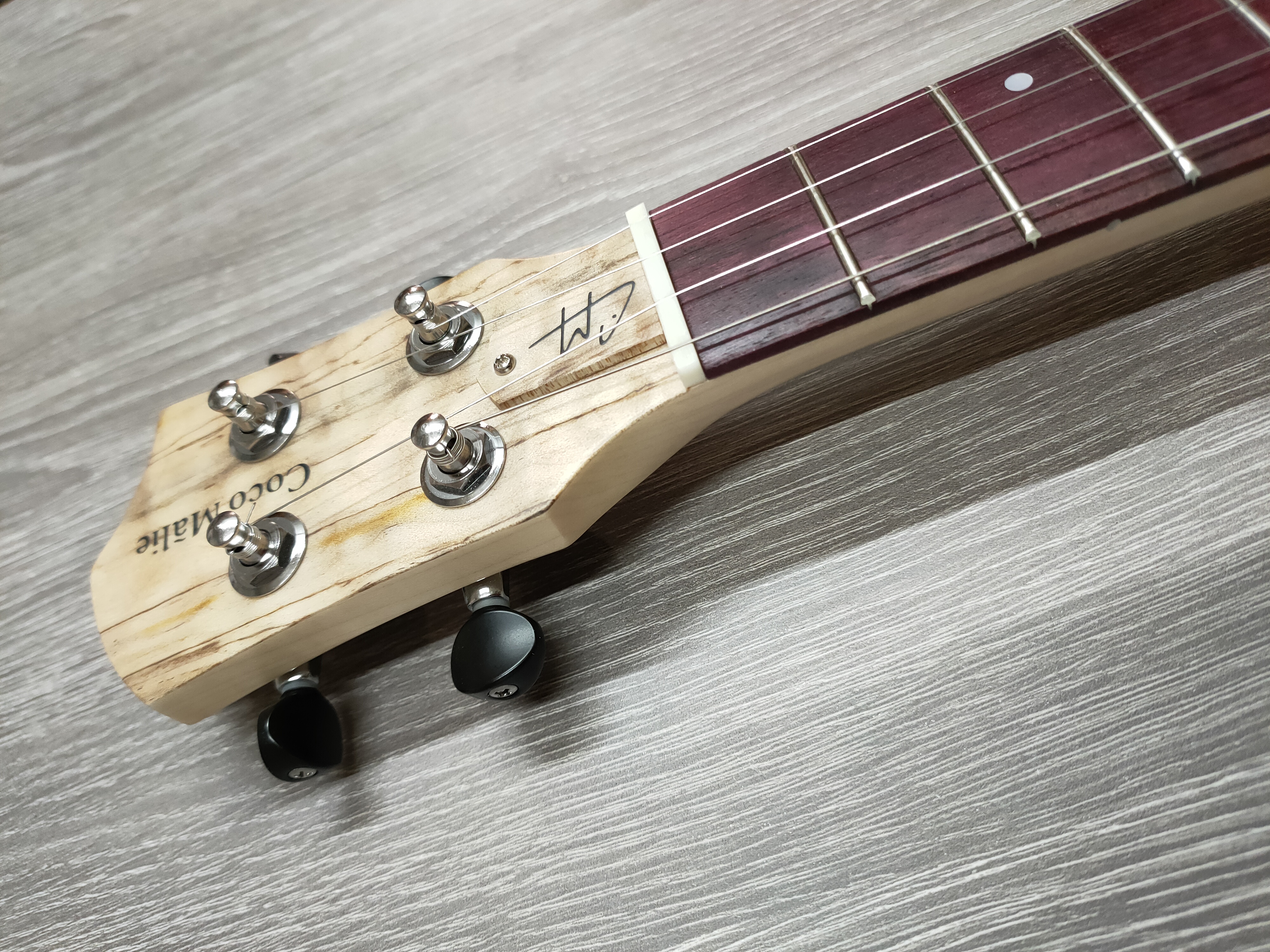 Manta ténor érable flammé spalted