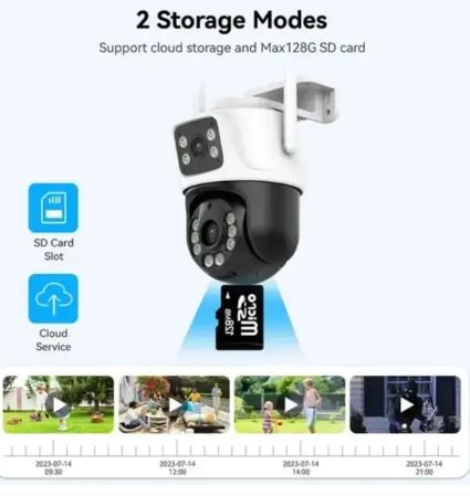 6MP DUAL LENS WIFI PTZ CAMERA