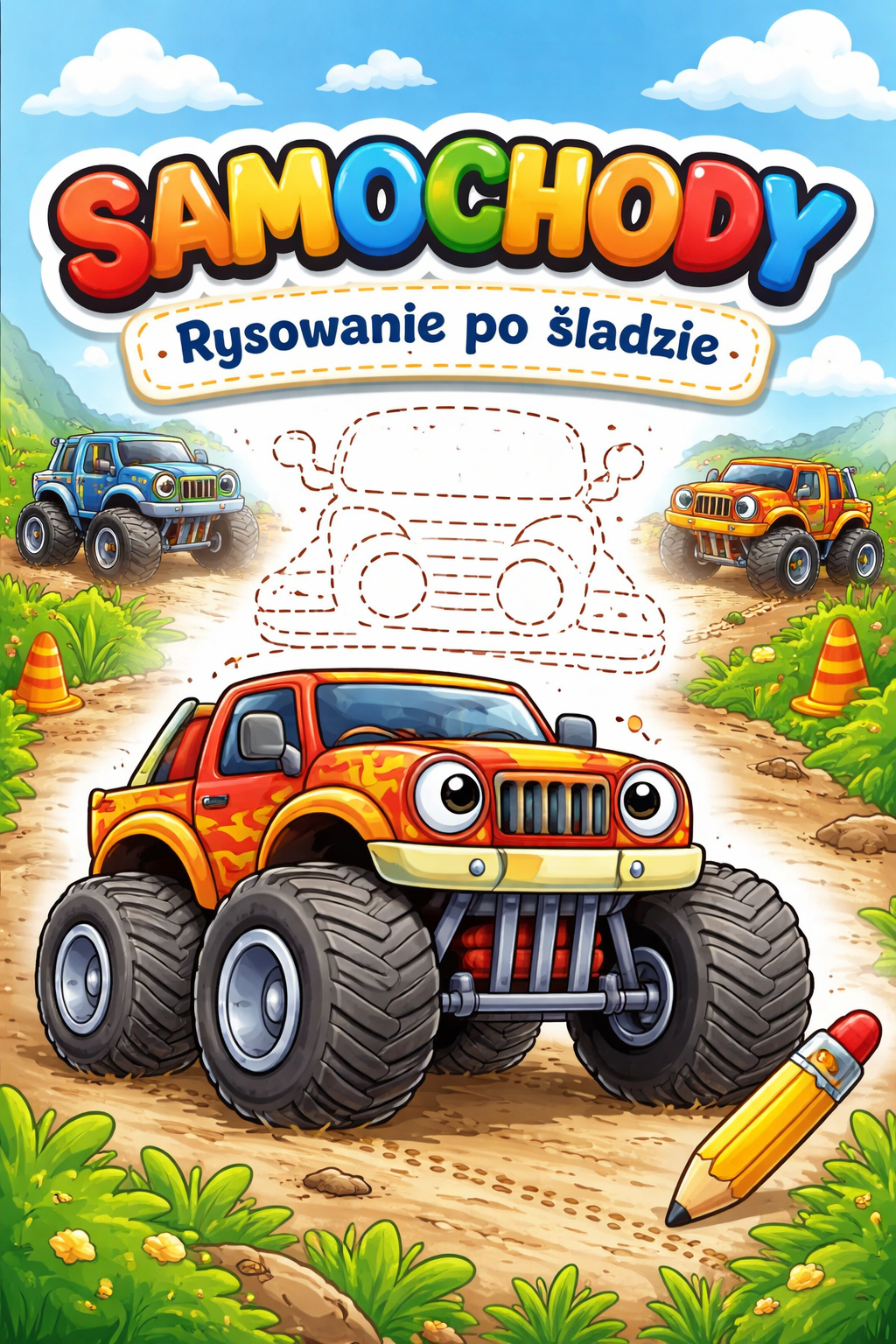 Samochody: Rysowanie po śladzie
