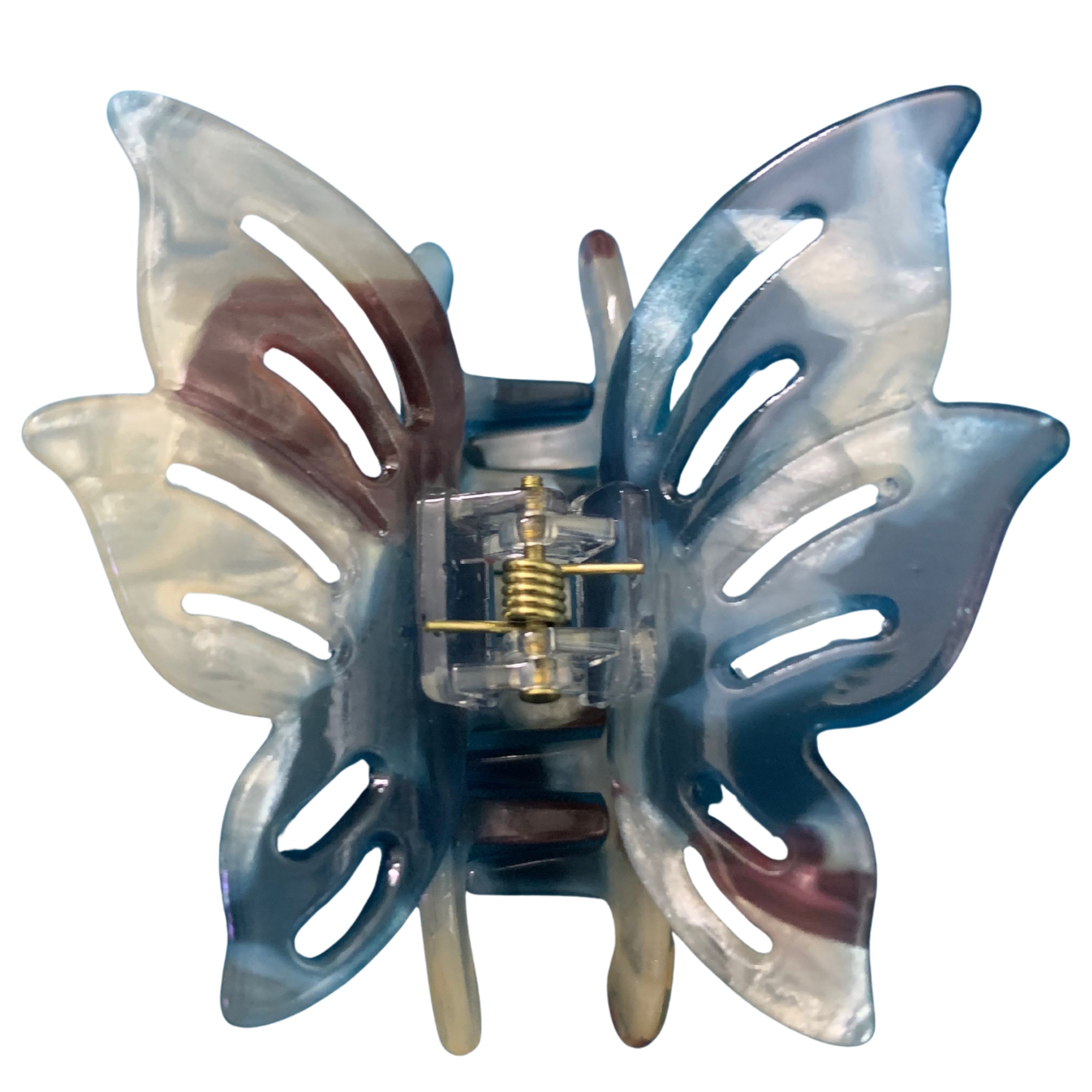 Butterfly Marble Acrylic Hair Claw Clip – Premium Cutout Design