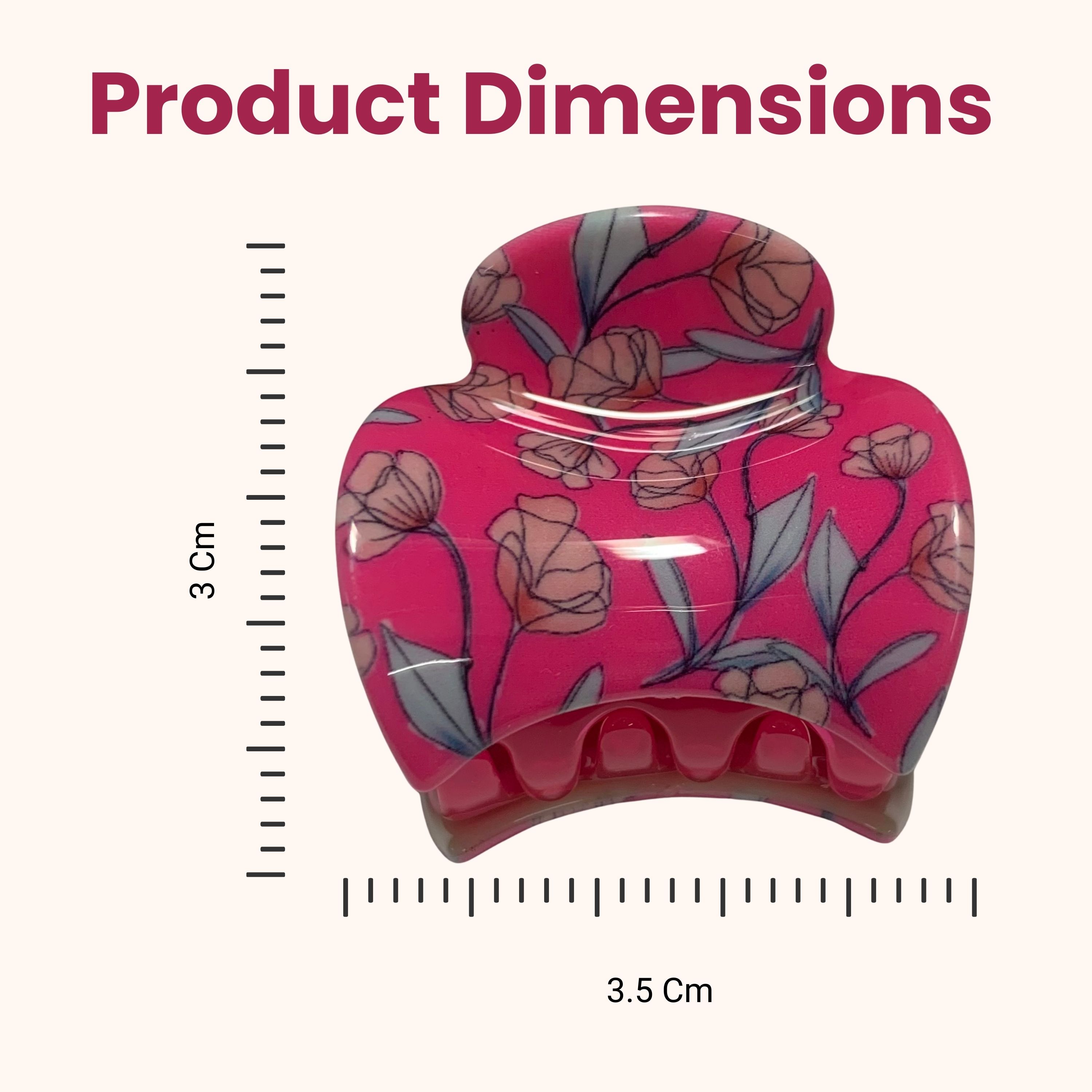 Floral Hair Claw Clips for Women