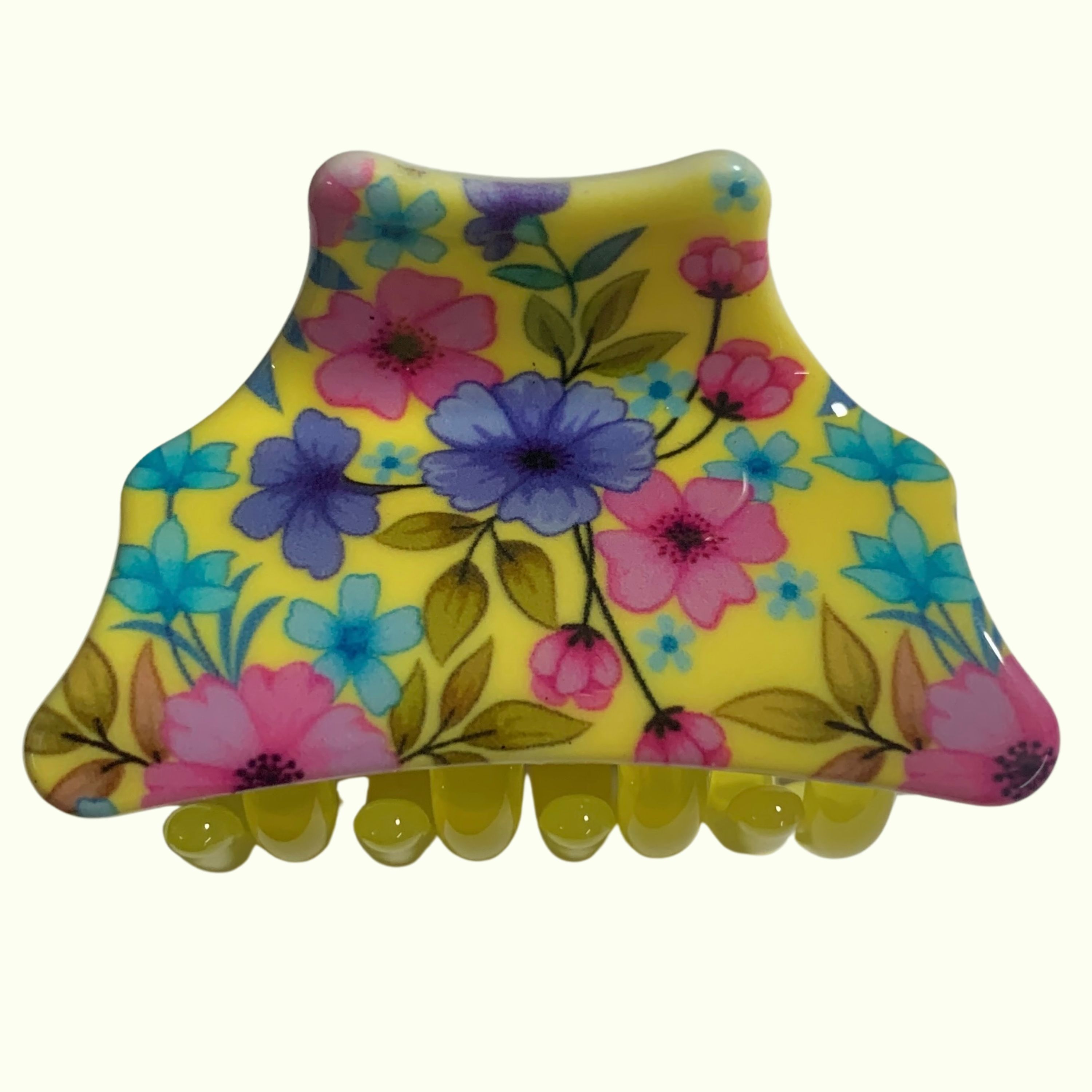 Floral Elegance Hair Claw Clip