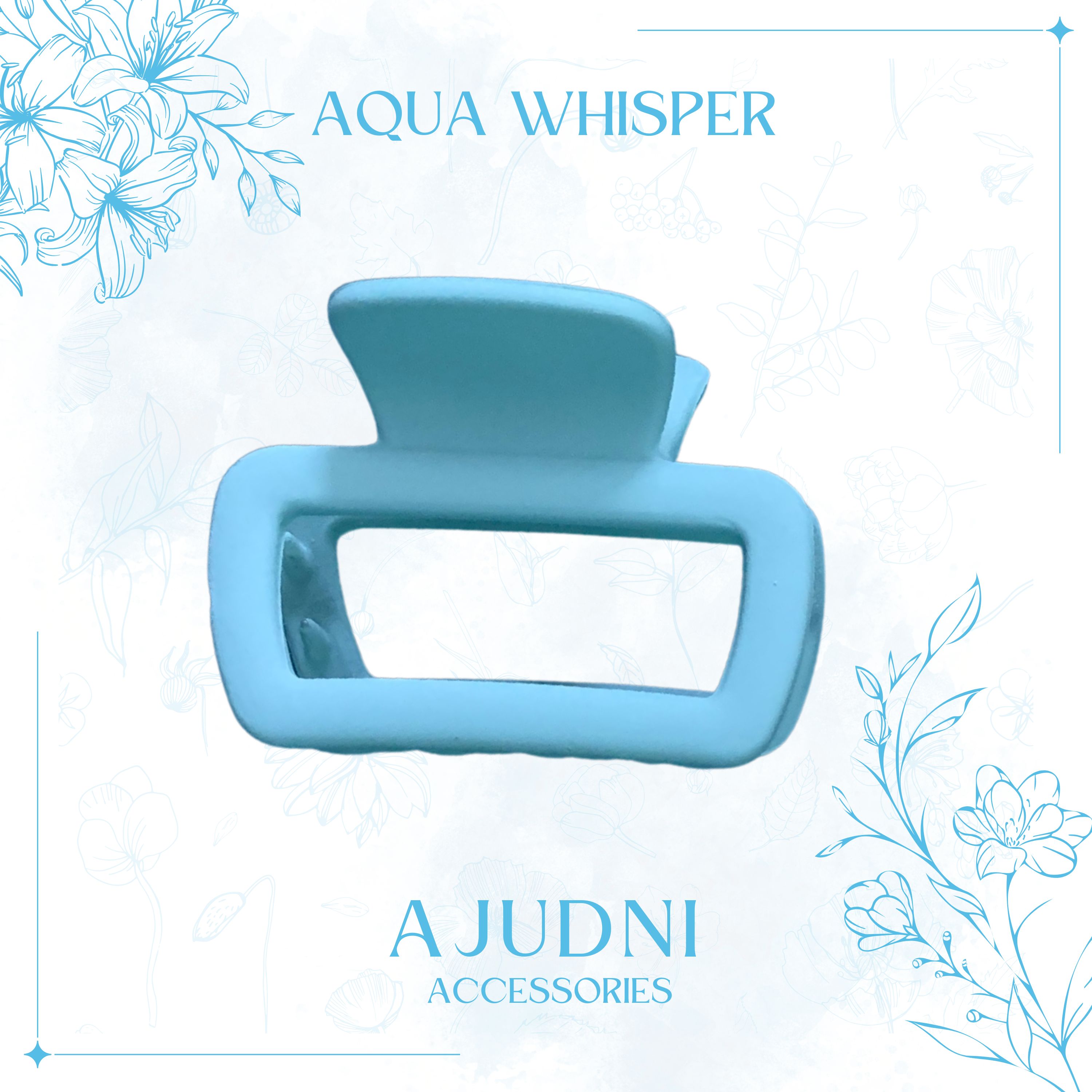 Pastel Dreams | Rectangle Big Clip Set by Ajudni Accessories