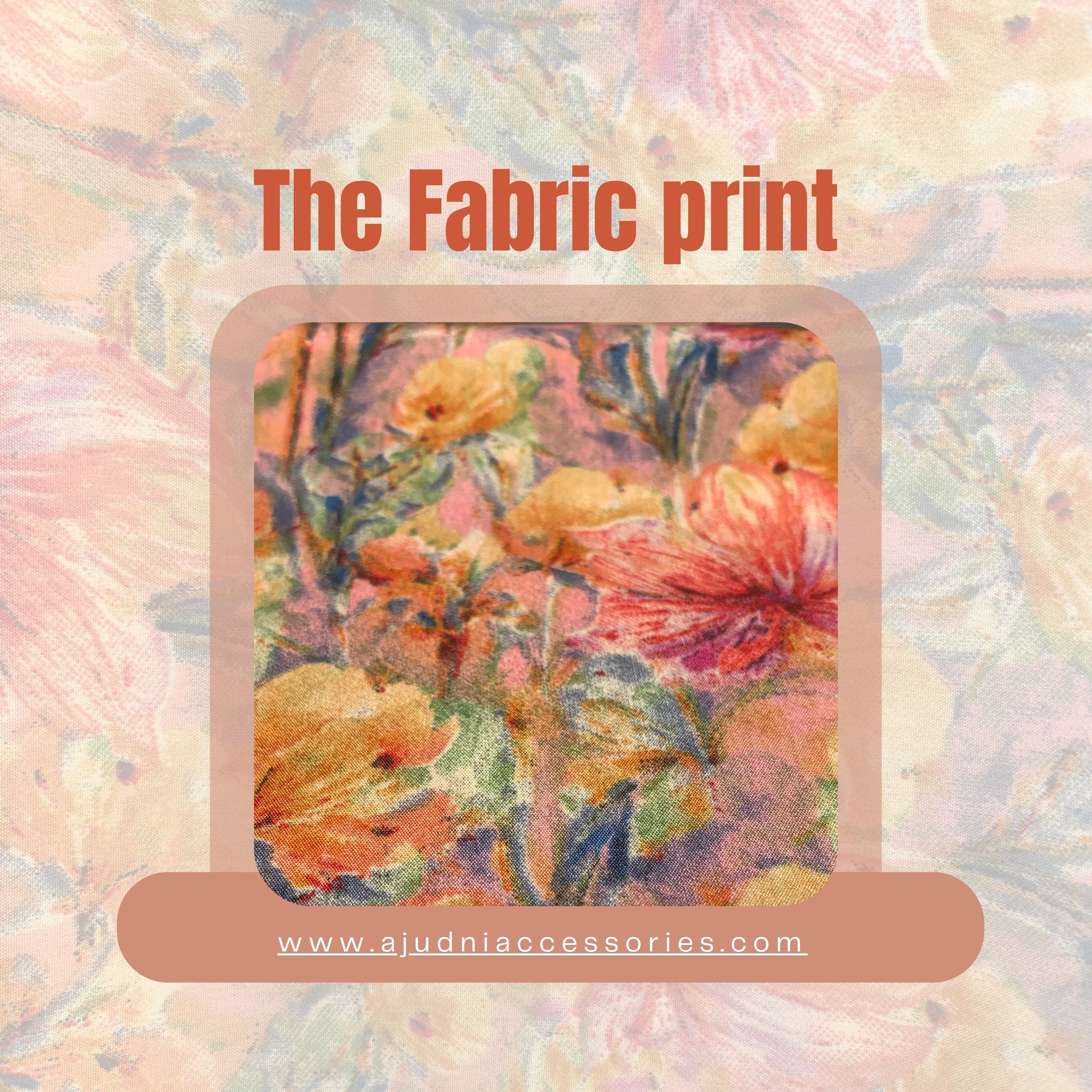 Multicolor Crepe Scrunchie