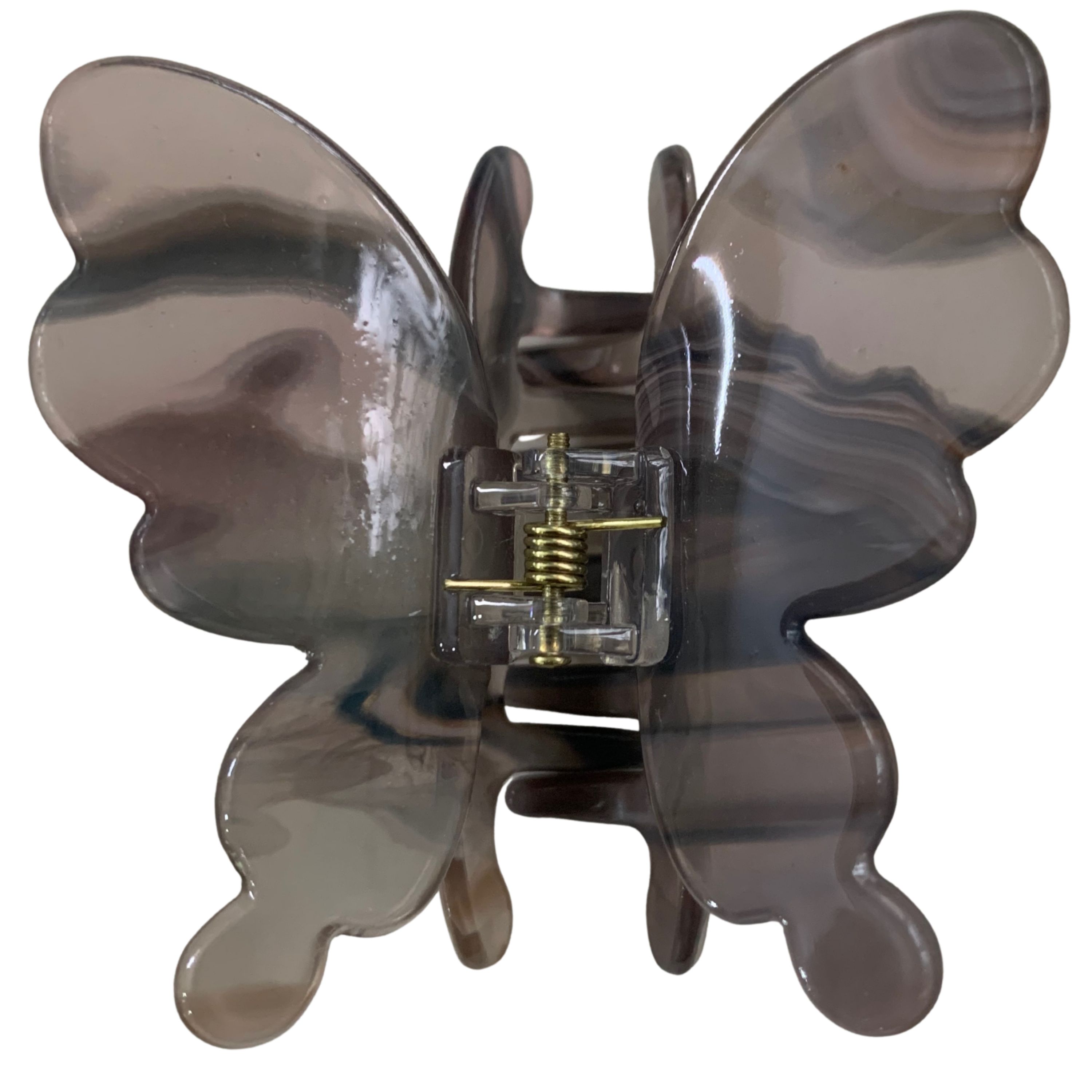 Butterfly-Shaped Marble Acrylic Hair Claw Clip – 6 Elegant Color Variants
