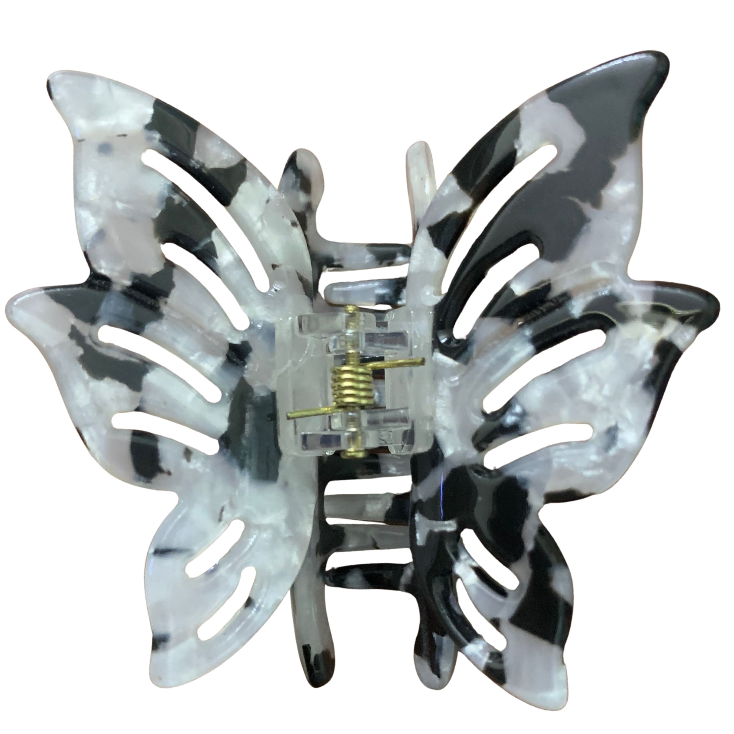 Butterfly Marble Acrylic Hair Claw Clip – Premium Cutout Design