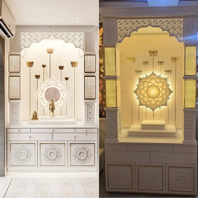 Modern Pooja Mandir