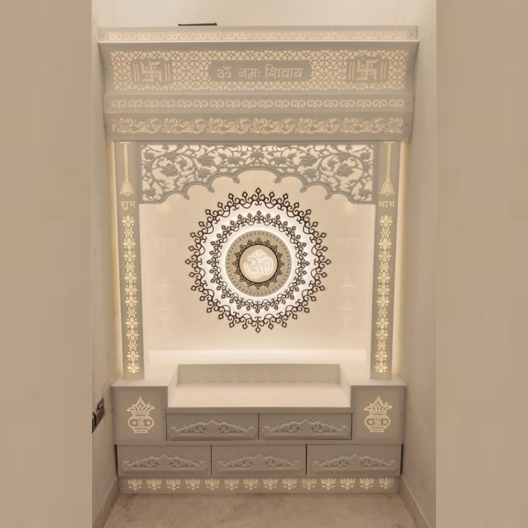 Modern Pooja Mandir