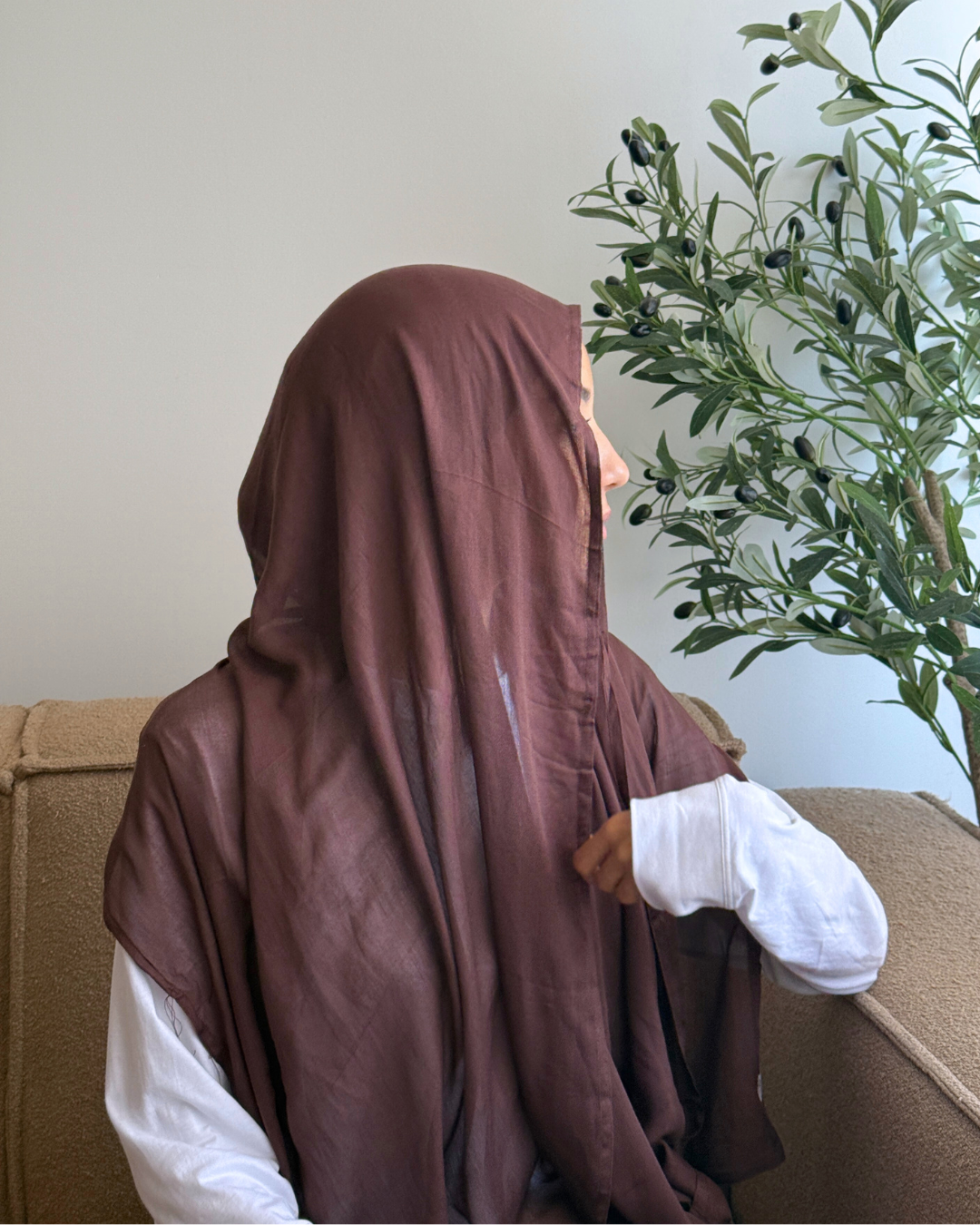 Modal Hijab : Coffee 