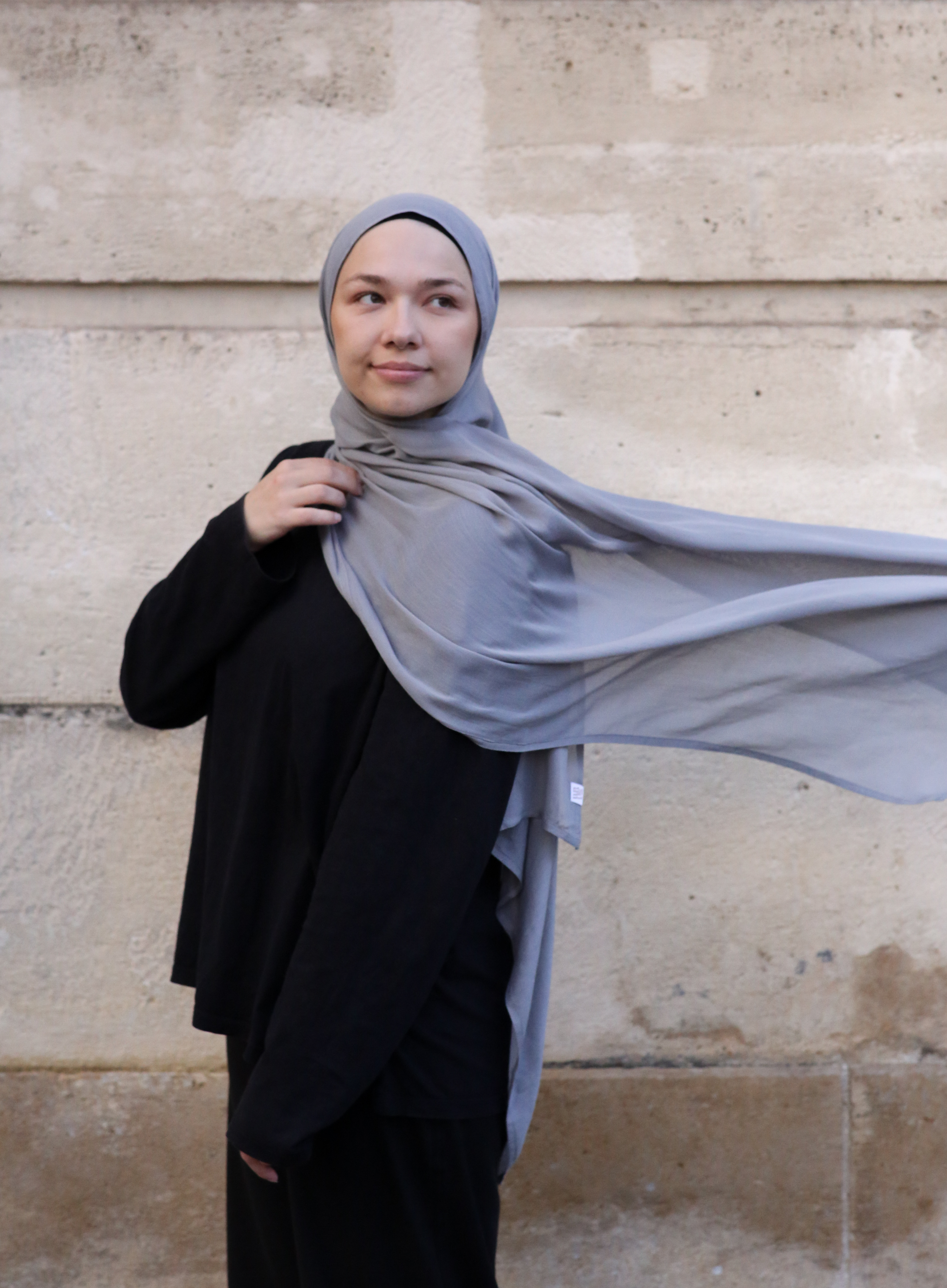 Modal Hijab : Grey