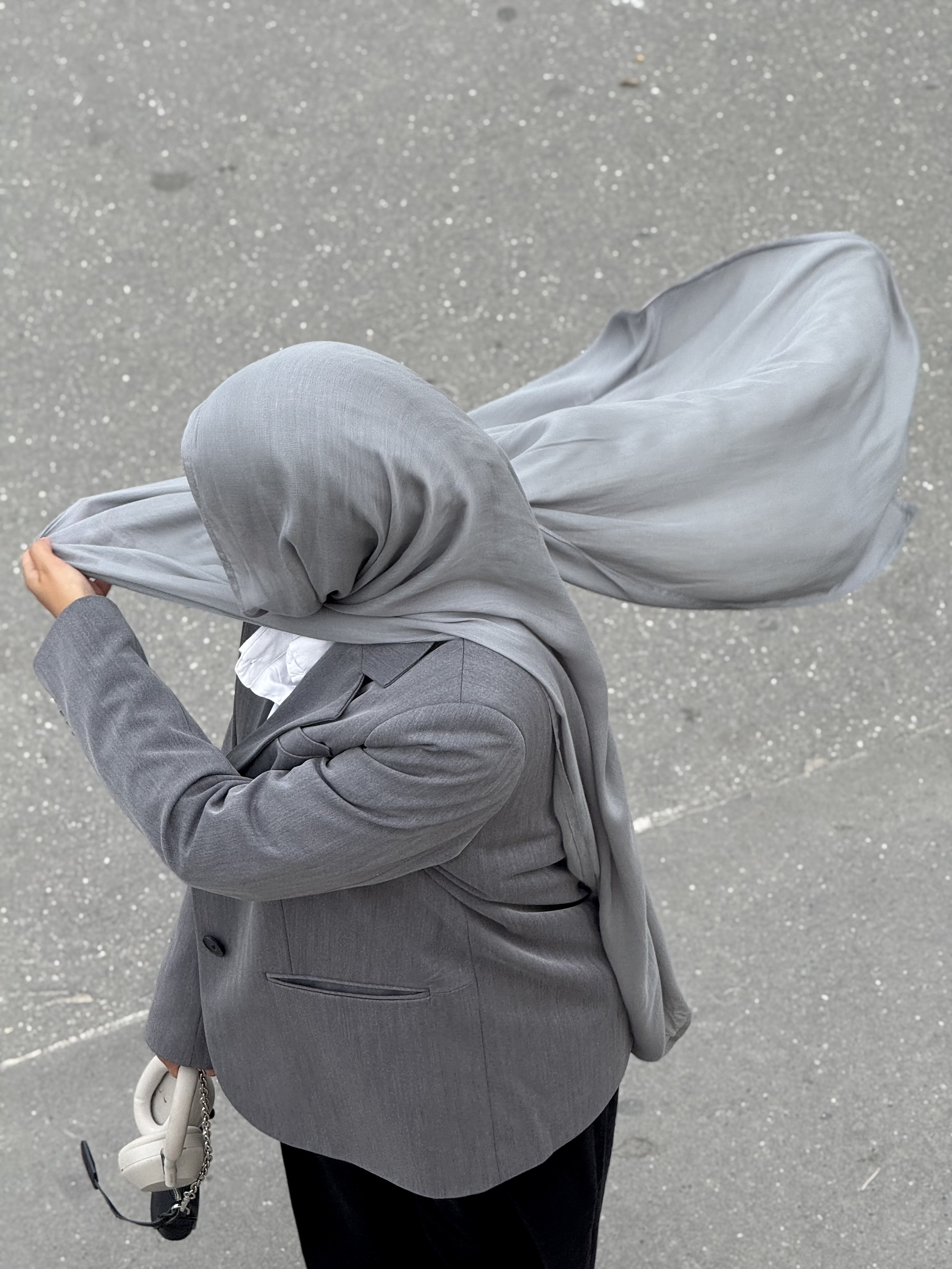 Modal Hijab : Grey