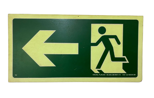 CARTEL S02 SETA IZGUERDA 15 X 30 CM 