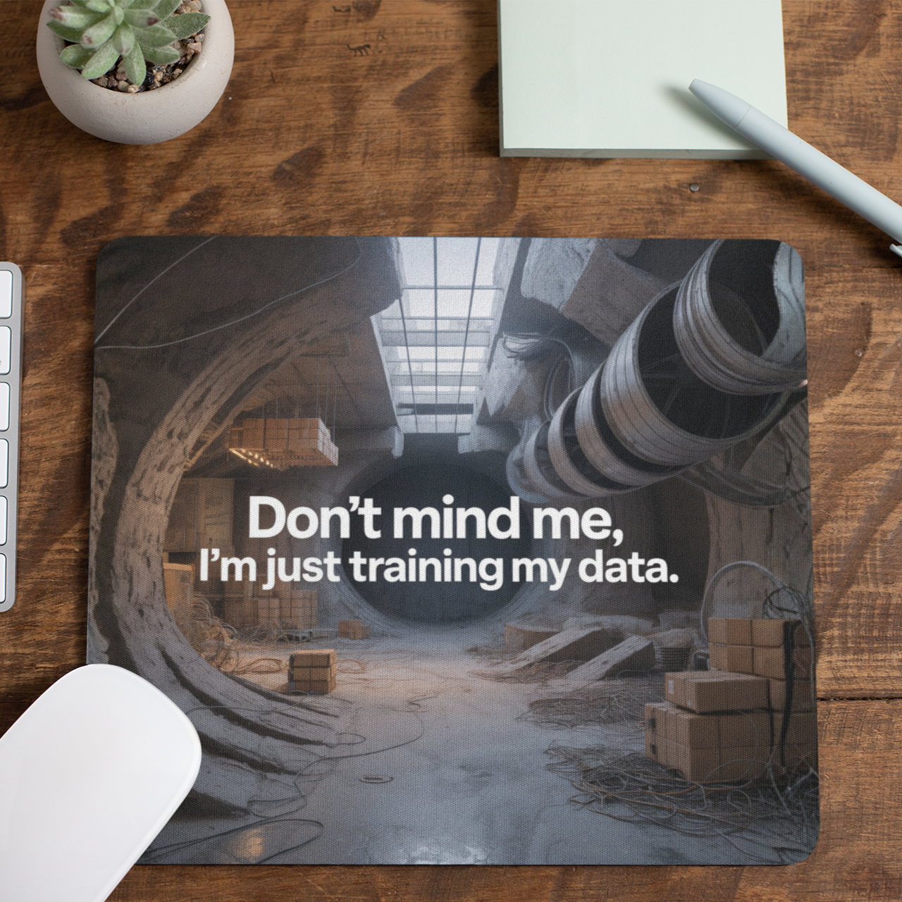 Don't Mind Me Mouse pad