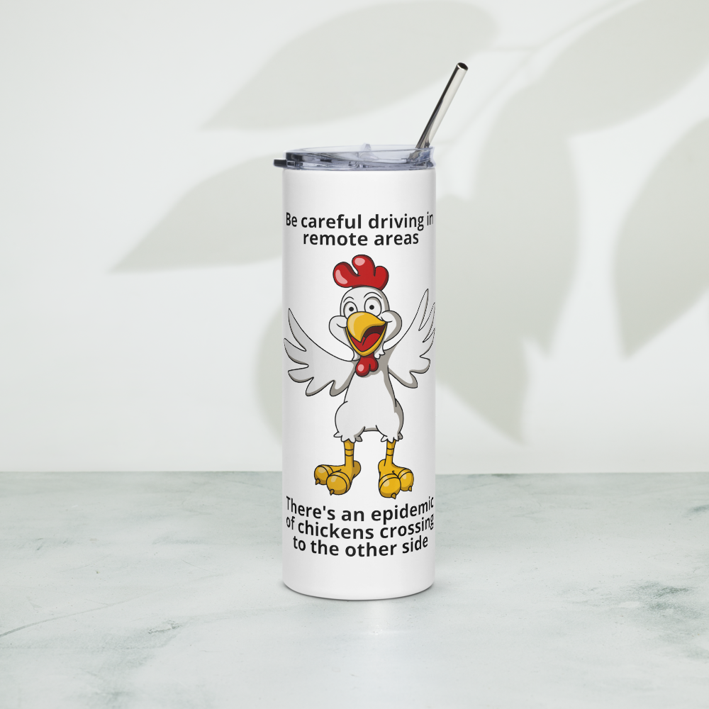 Chicken Stainless steel tumbler