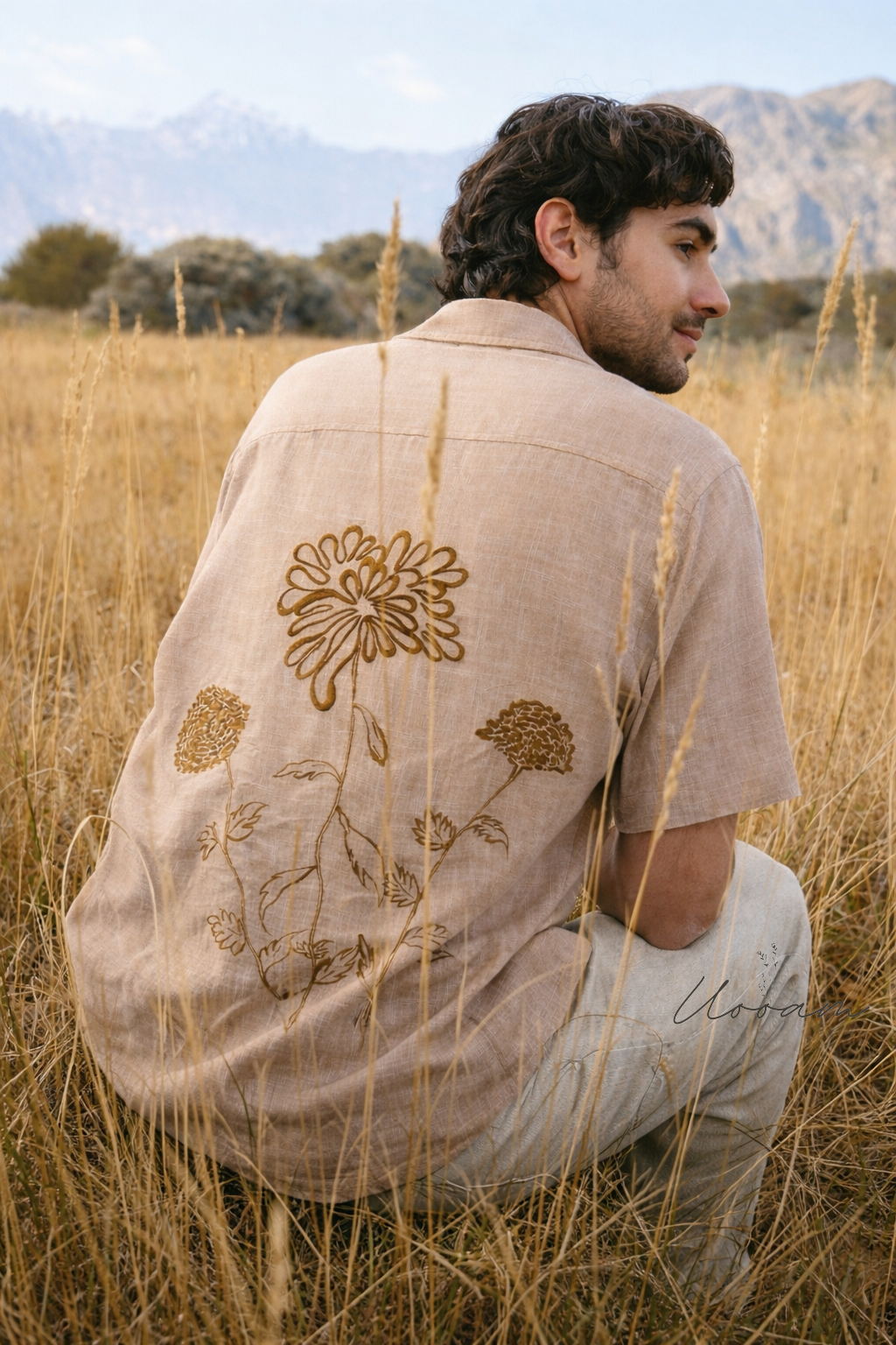 Hand Painted Cotton Shirt