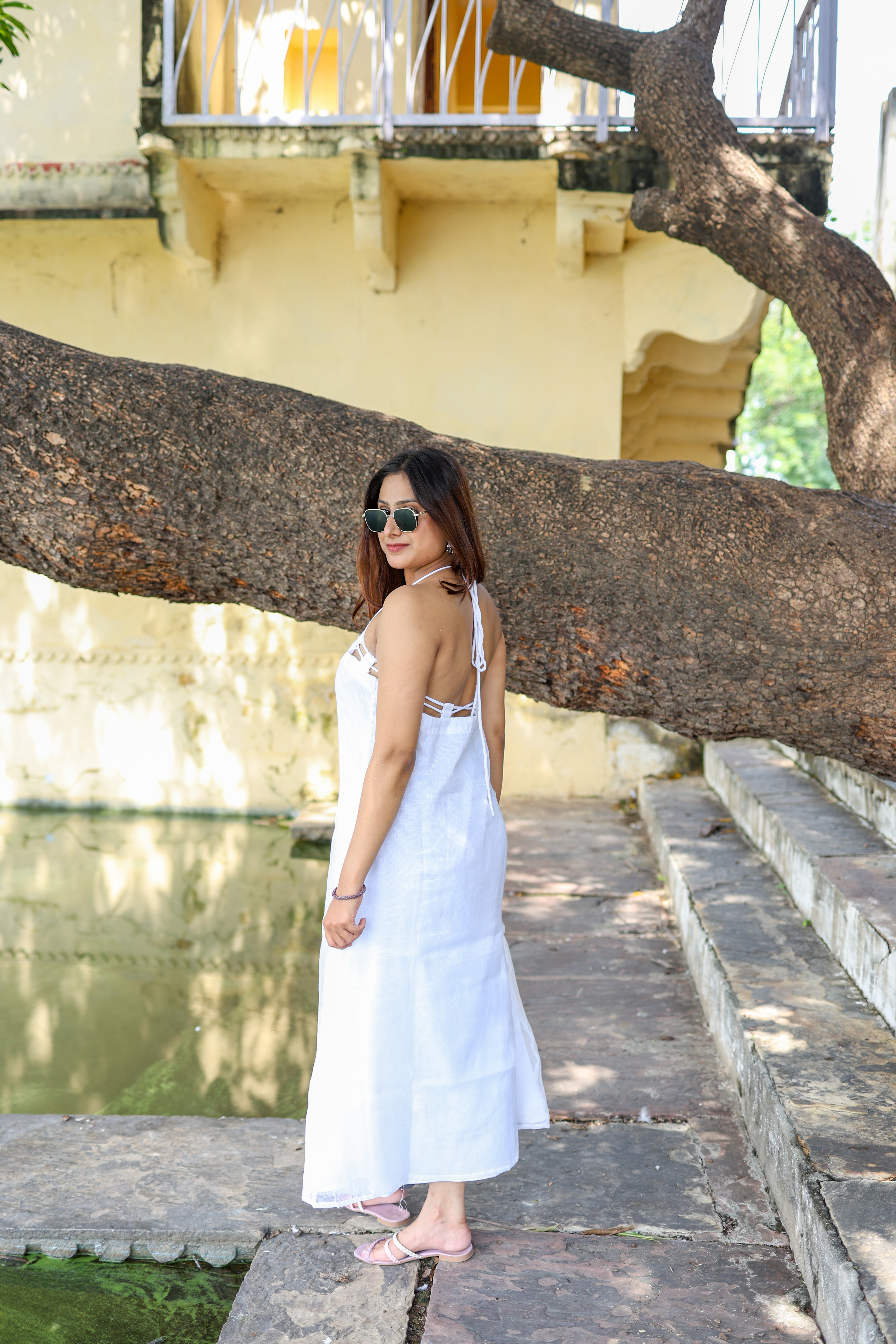 White Summer Maxi Dress
