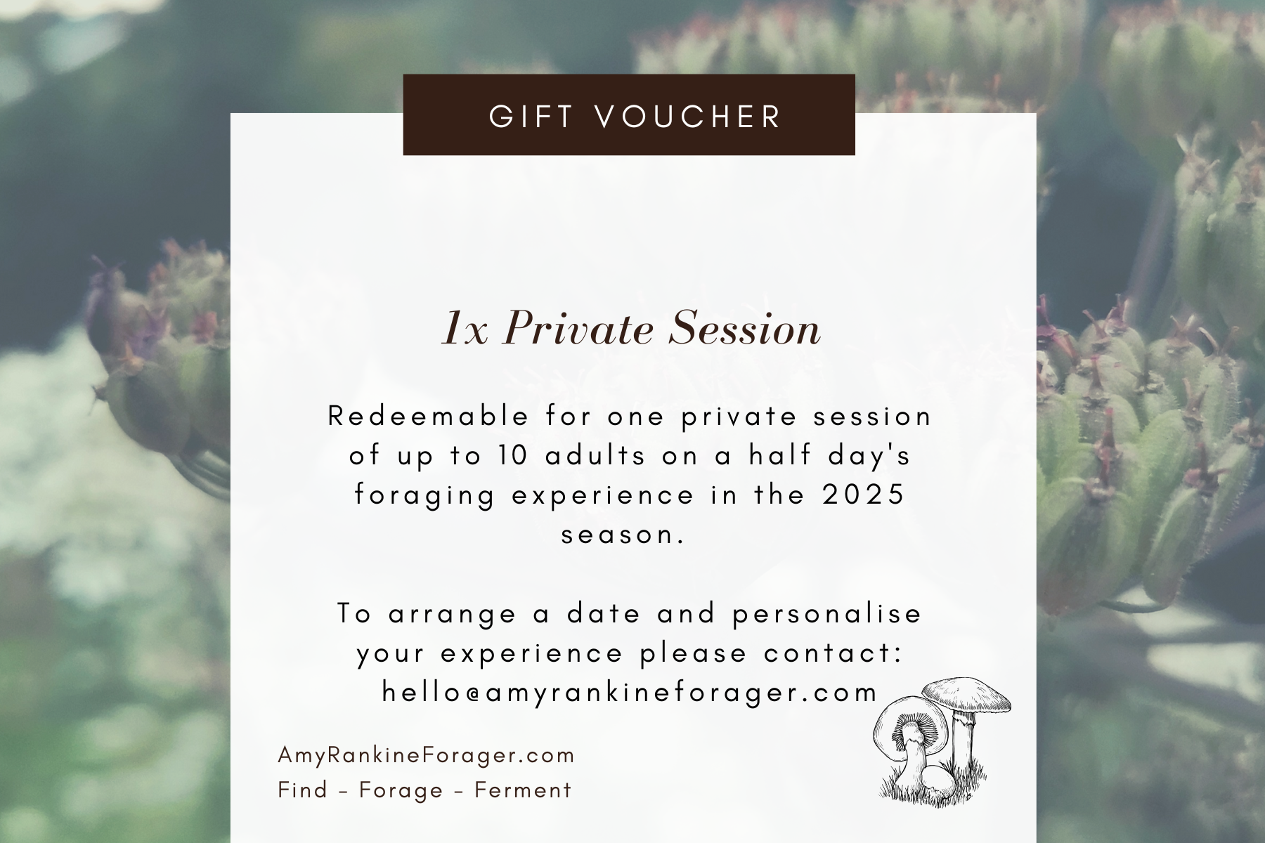 Private, Bespoke Experience
